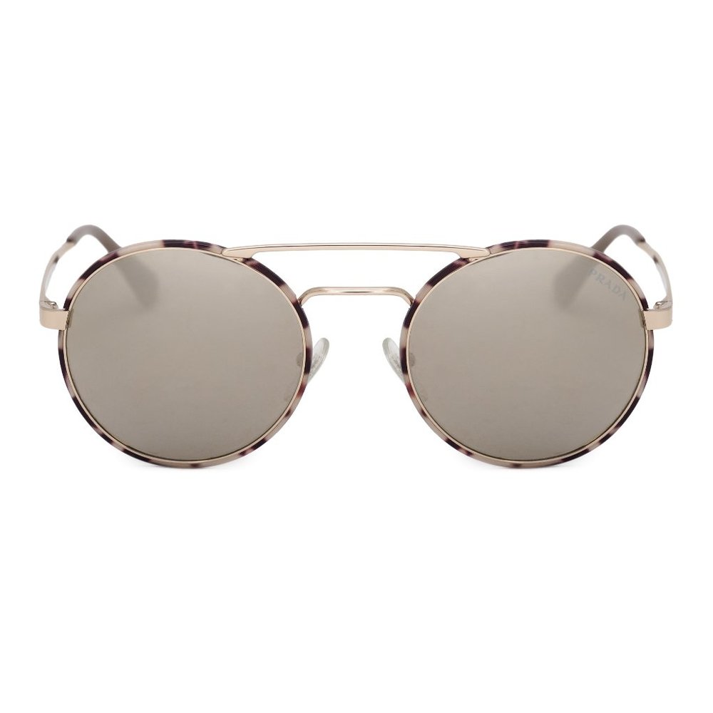 Prada Grey Round Sunglasses
